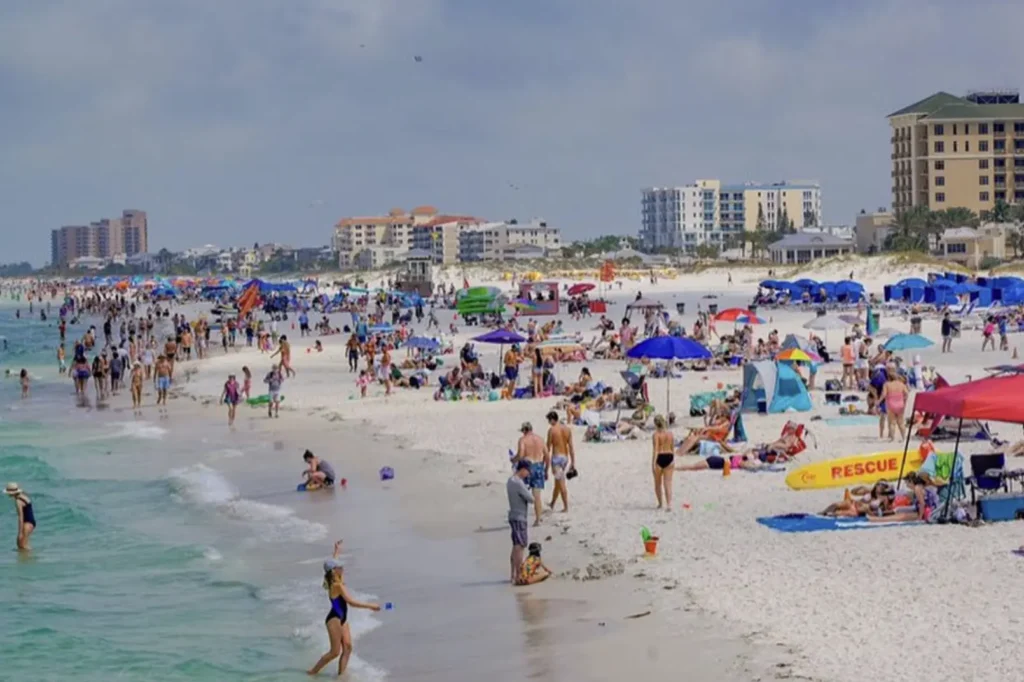 best beaches in Florida:  ClearWater Beach